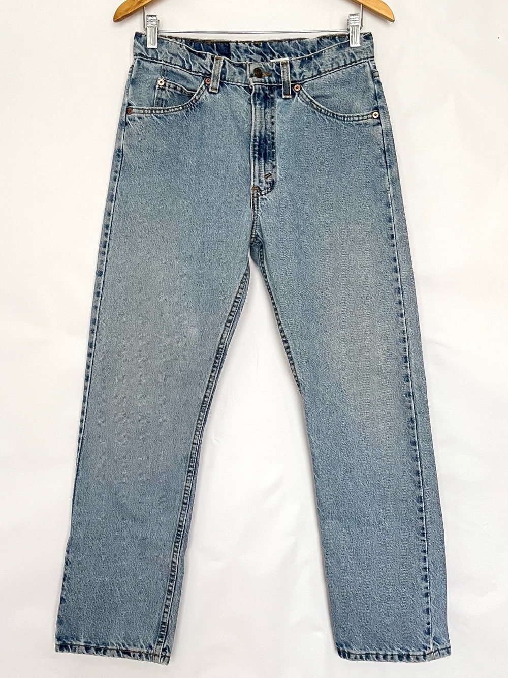 VTG Levis 505 Jean Straight Leg 1997 Orange Tab USA Size 29x28.25 (Tag 31x30) - Picture 16 of 16
